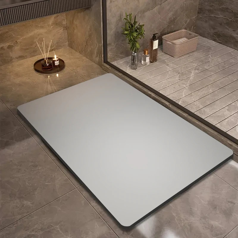 Quick Dry Diatomite Bath Mat - VIKAMA Diatomite Bath Mat Solid Color