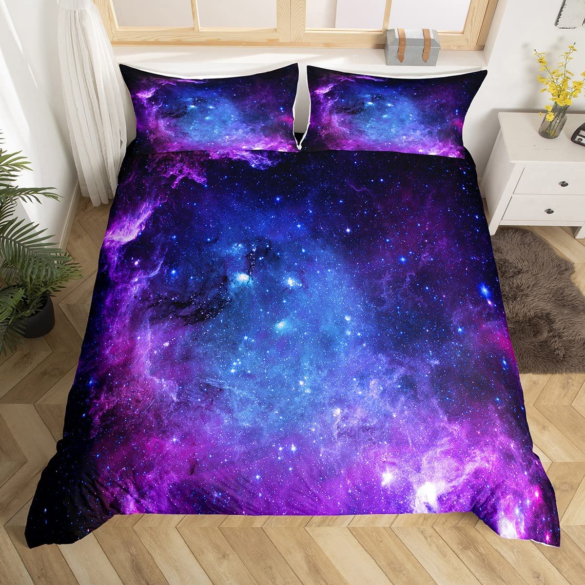 Duvet Cover Sets With Zipper - Galaxy Túi Đựng Chăn Màn Bộ
