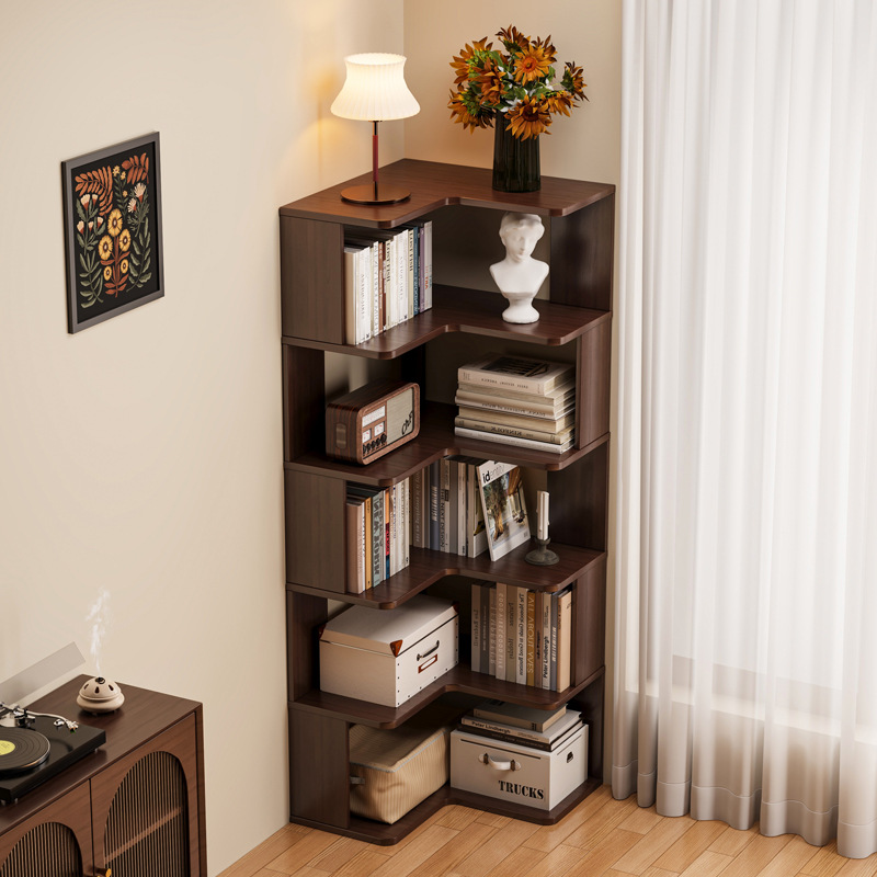 Storage & Organization - HYS solid wood corner bookshelf home