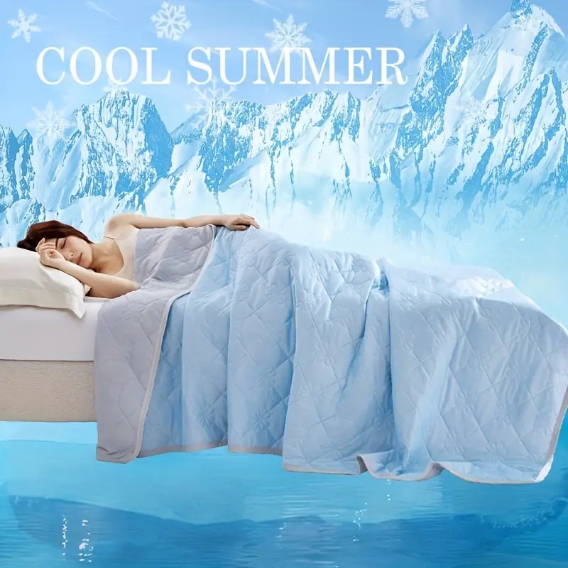 Cooling Blanket Hot Sleepers - 1pc Large Cooling Blanket Dual-Sided Soft