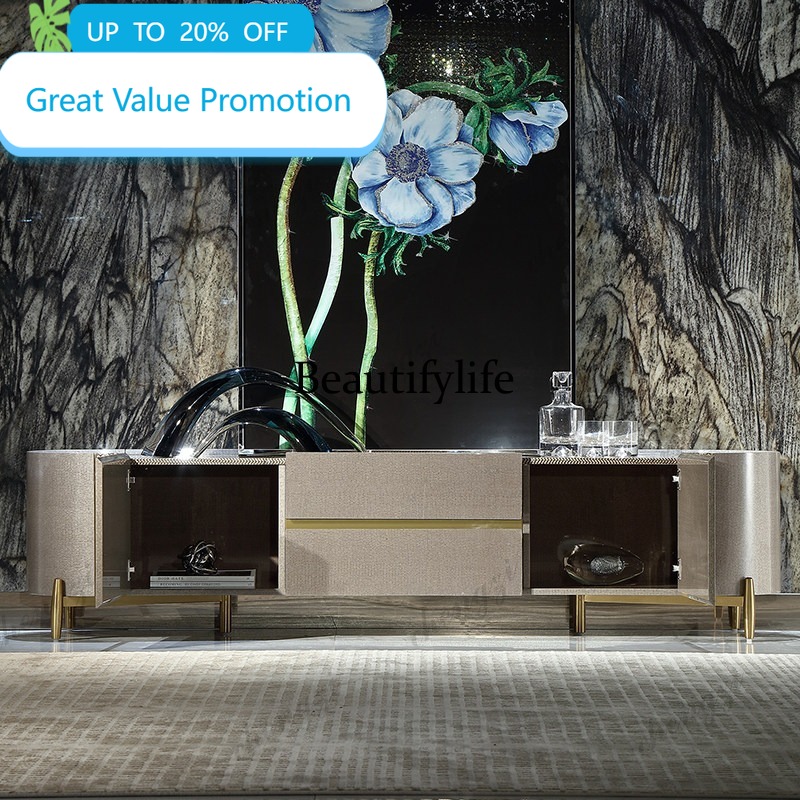 Storage & Organization - M178 Italian light luxury TV cabinet,
