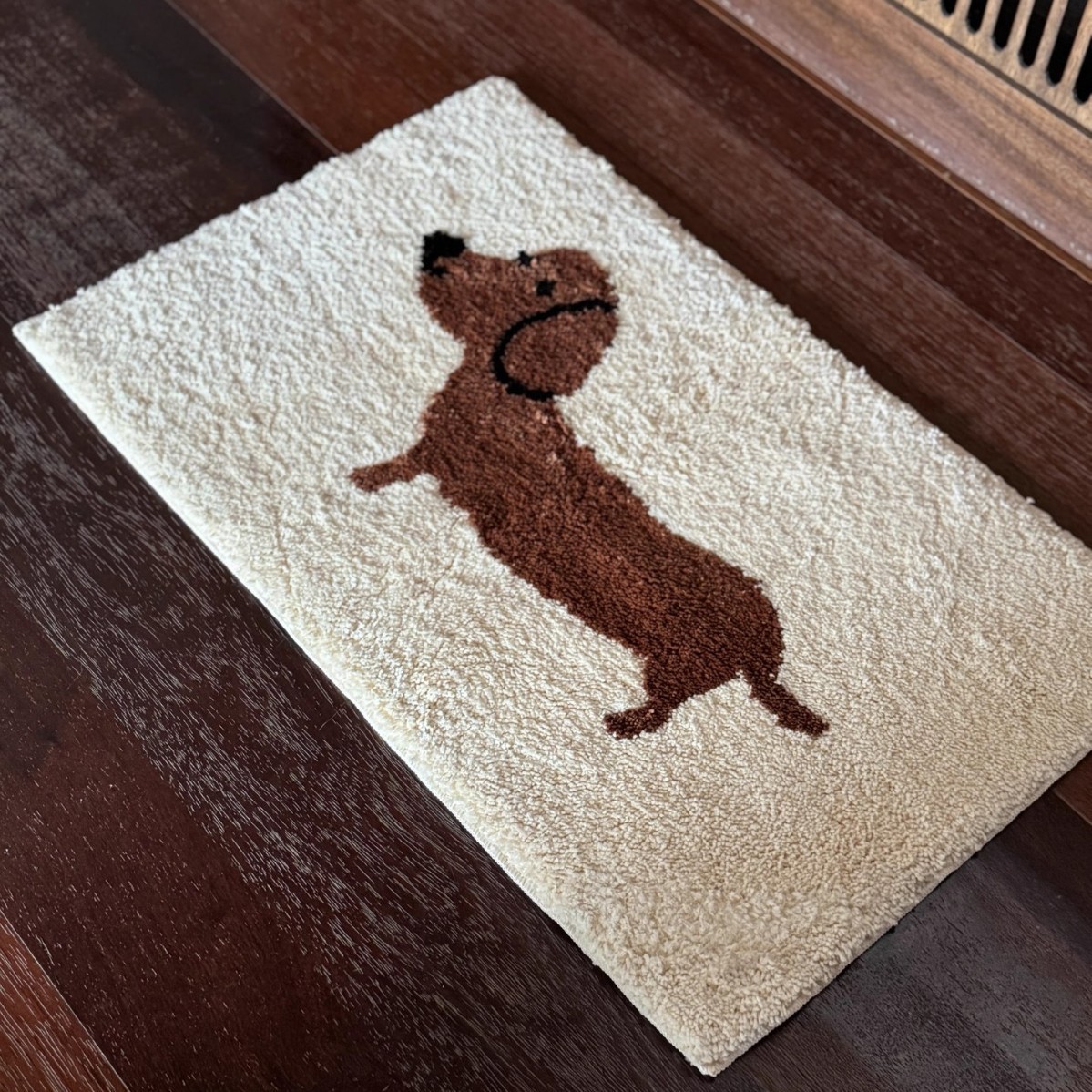 Quick Dry Diatomite Bath Mat - VIKAMA Dachshund Print Bath Mat Anti