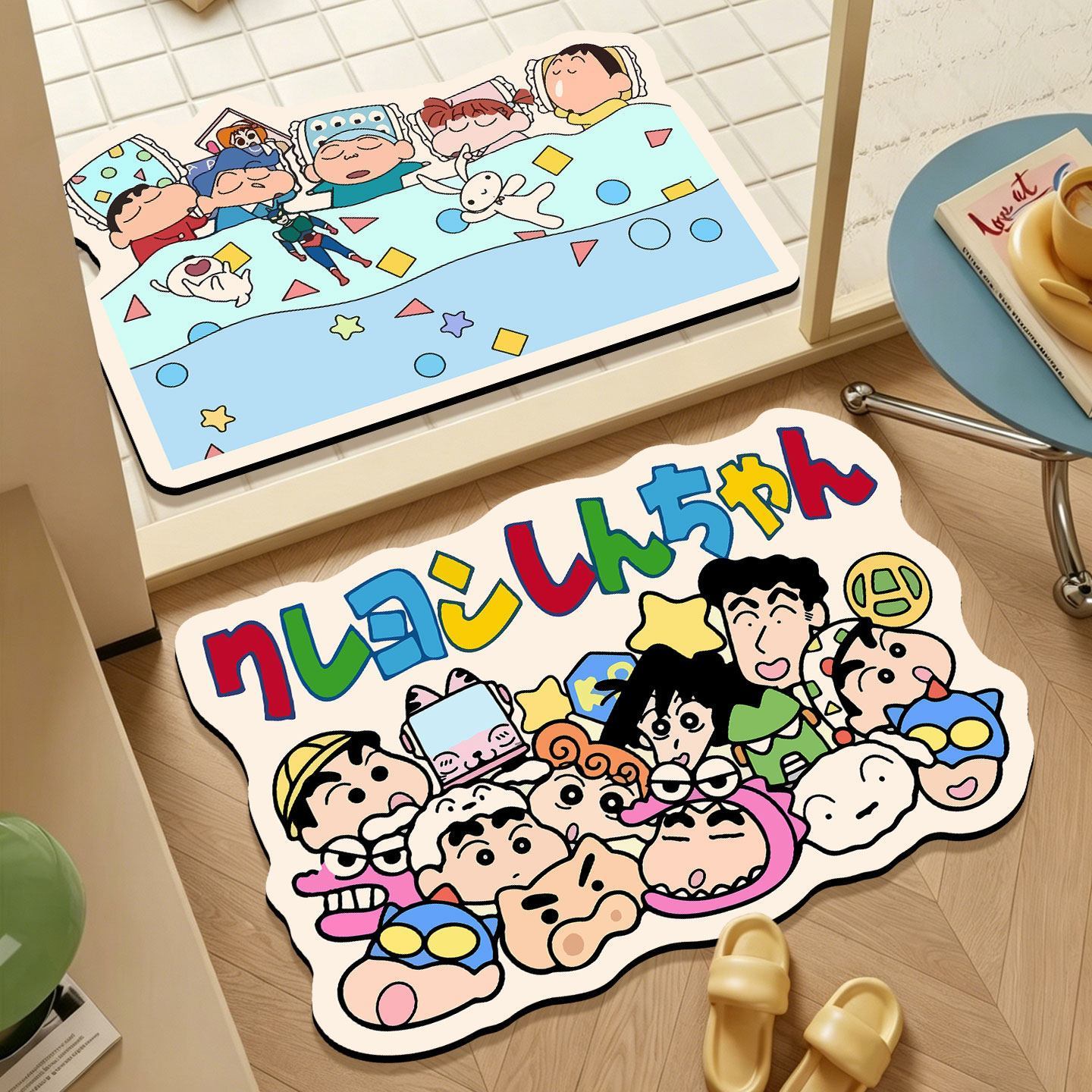 Crayon Shin‑chan Irregular Bat - đánh giá và giá Quick Dry Diatomite Bath Mat