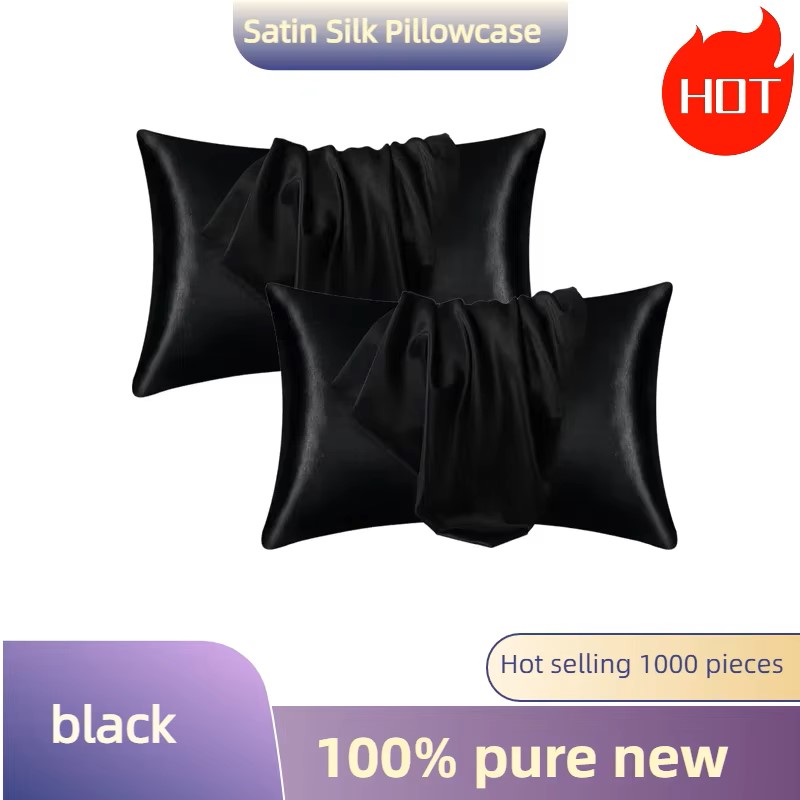 1/2pcs Satin Silk Pillowcase f - đánh giá và giá Satin Silk Pillowcase Hair Skin