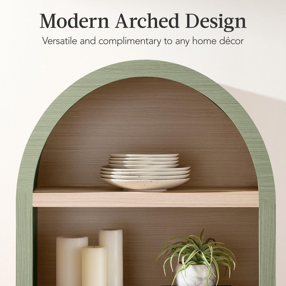 71 Tall Arched Kitchen Pantry, - đánh giá và giá Storage & Organization