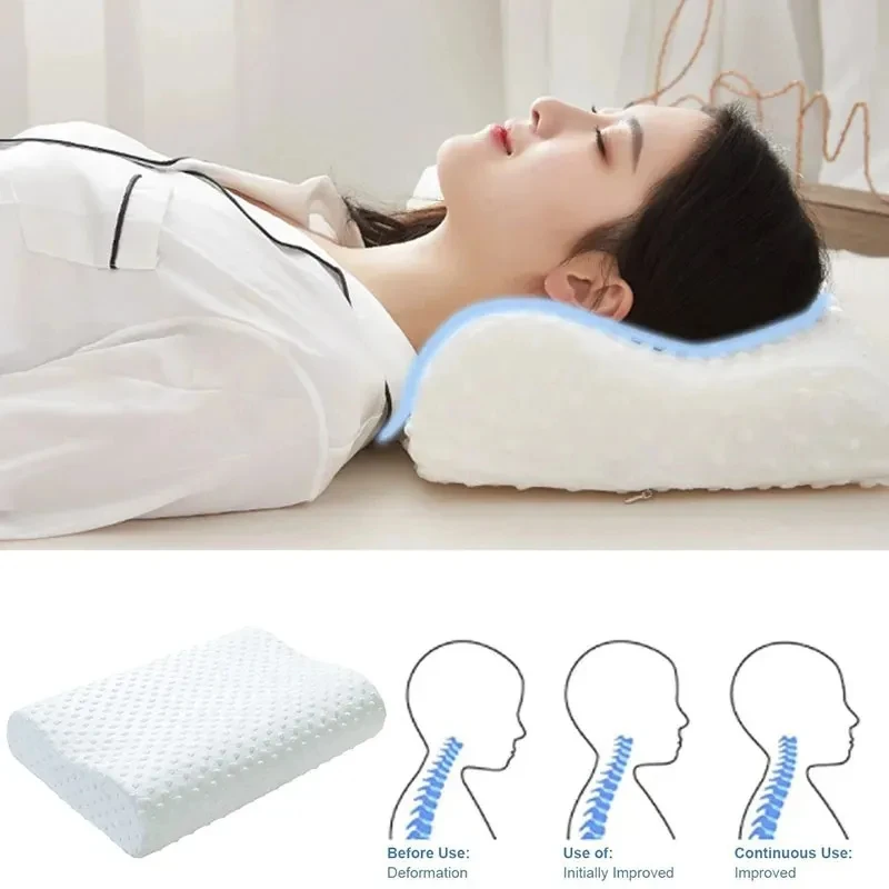 Memory Cotton Pillow for Sleep - đánh giá và giá Memory Foam Orthopedic Pillow Neck Pain