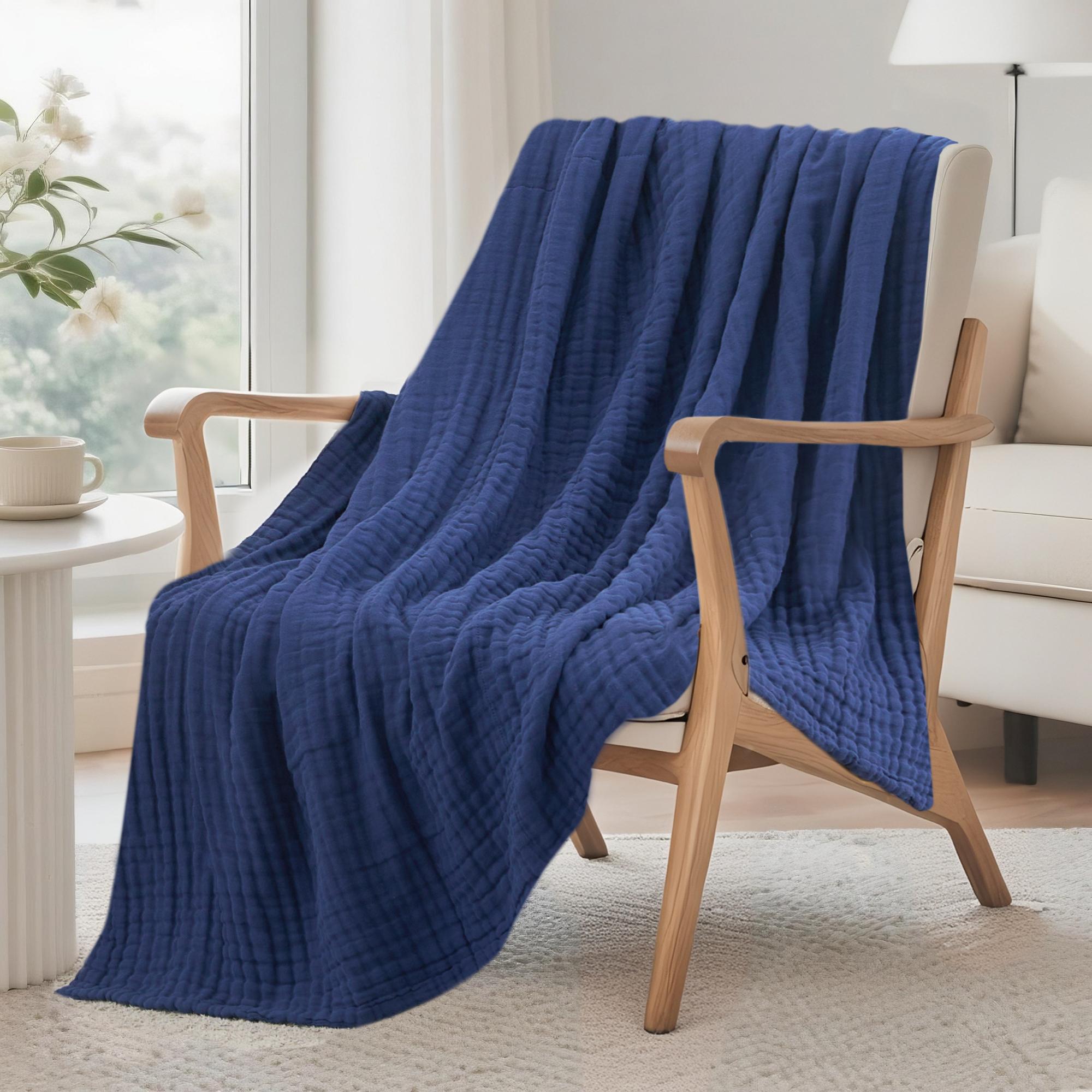 6-Layer 100% Cotton Muslin Bla - đánh giá và giá Muslin Cotton Bedspread