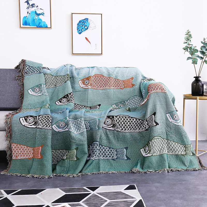 Thành Phố Dệt Ins Hiện Đại Đơn - đánh giá và giá Boho Throw Blanket Fringe