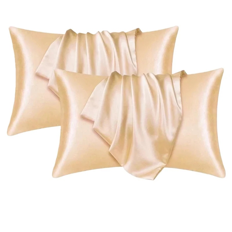 1/2pcs Satin Silk Pillowcase f - đánh giá và giá Satin Silk Pillowcase Hair Skin