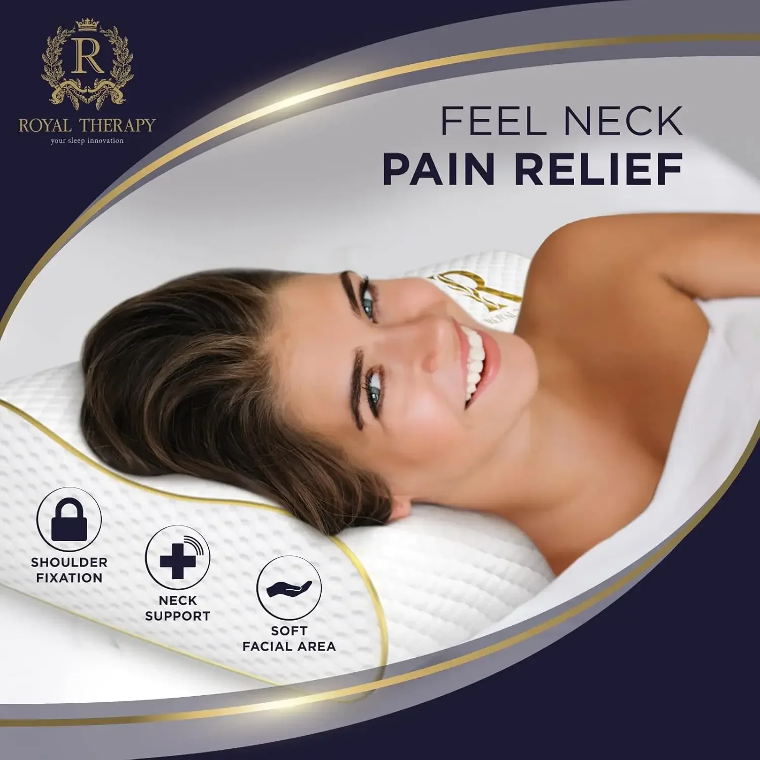 2-Pack Queen Memory Foam Pillo - đánh giá và giá Memory Foam Orthopedic Pillow Neck Pain