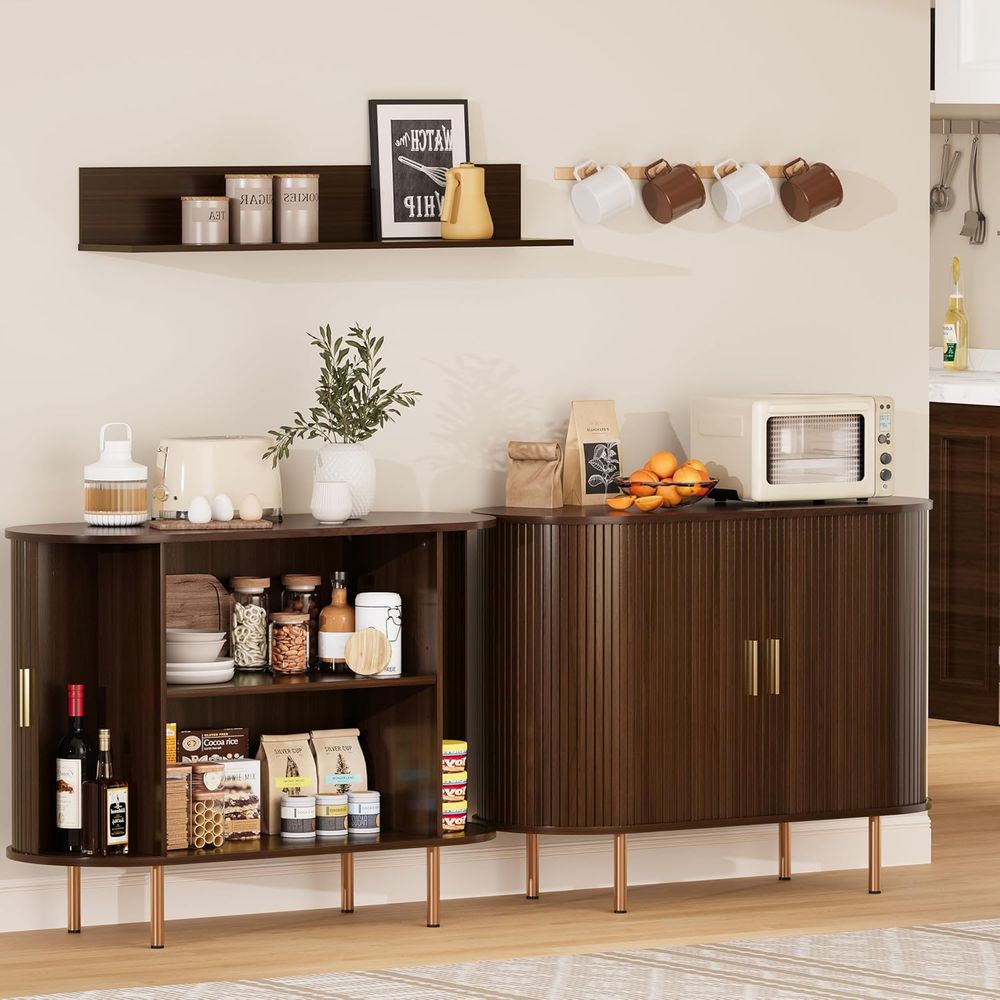 Walnut Tambour Door Sideboard  - đánh giá và giá Kitchen