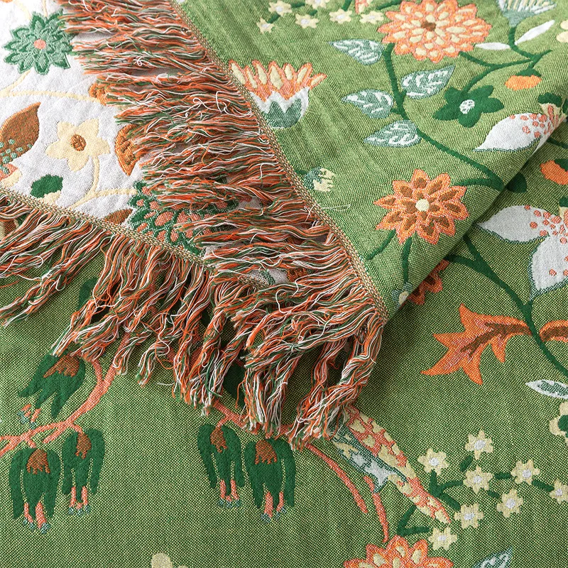 Pure Cotton Blanket Muslin Wov - đánh giá và giá Muslin Cotton Bedspread