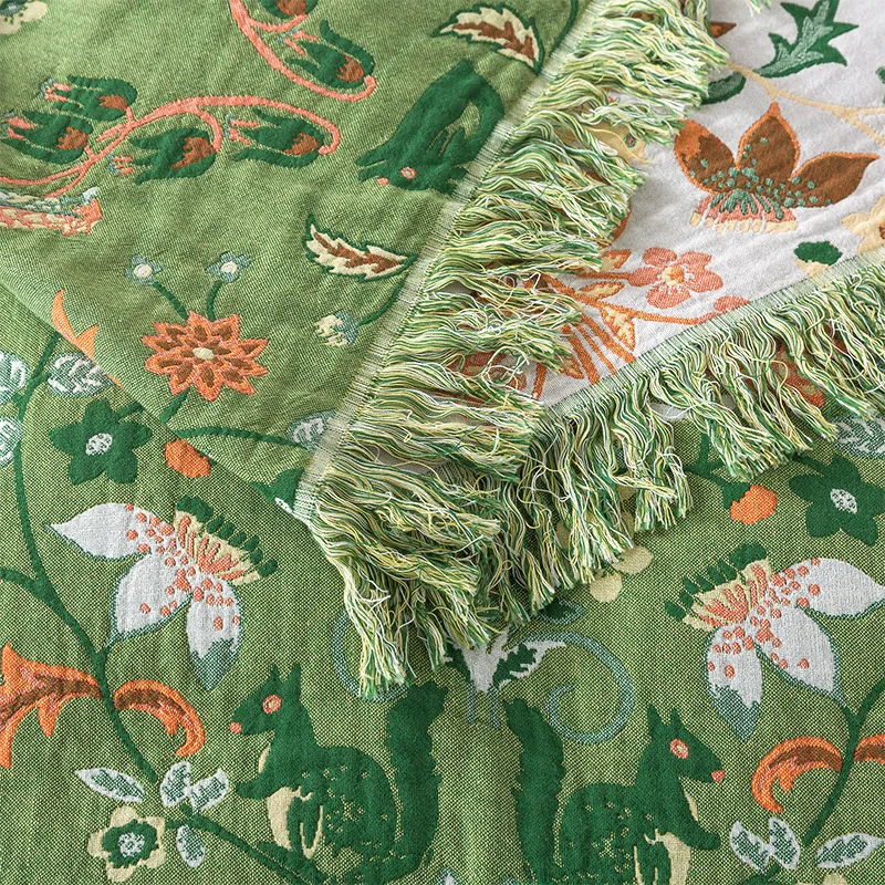 Pure Cotton Blanket Muslin Wov - đánh giá và giá Muslin Cotton Bedspread