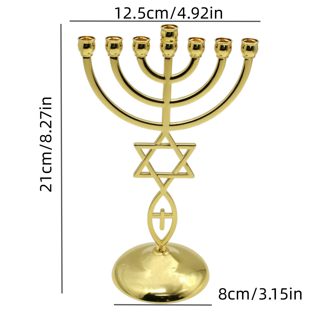 Hanukkah Seven-Headed Candle H - đánh giá và giá Home Decor