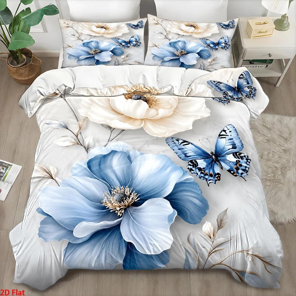 3Pc Light Luxury Style Blue an - đánh giá và giá Duvet Cover Sets With Zipper