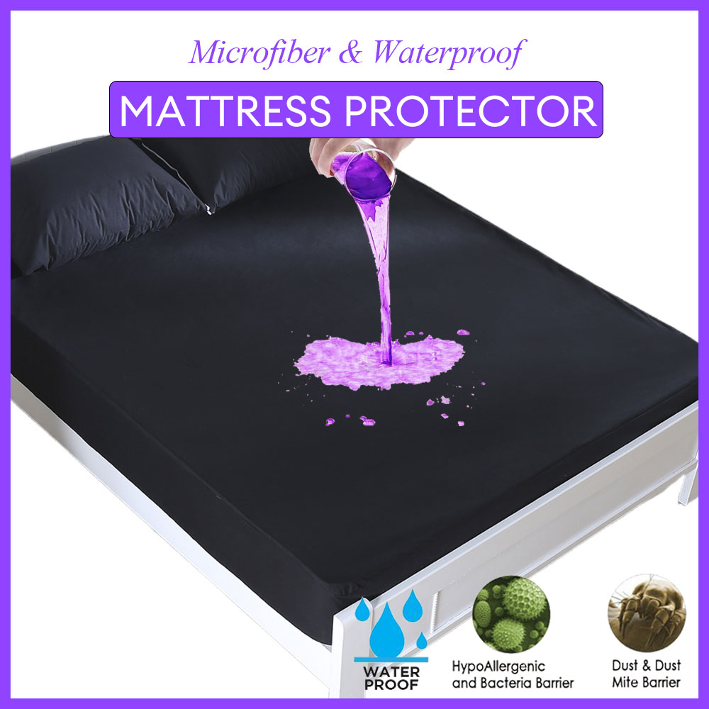 Solid Mattress Protector Water - đánh giá và giá Waterproof Mattress Protector Breathable