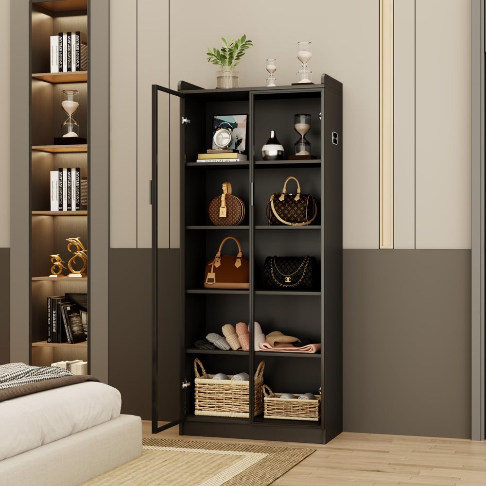 Display Cabinet with Adjustabl - đánh giá và giá Lighting