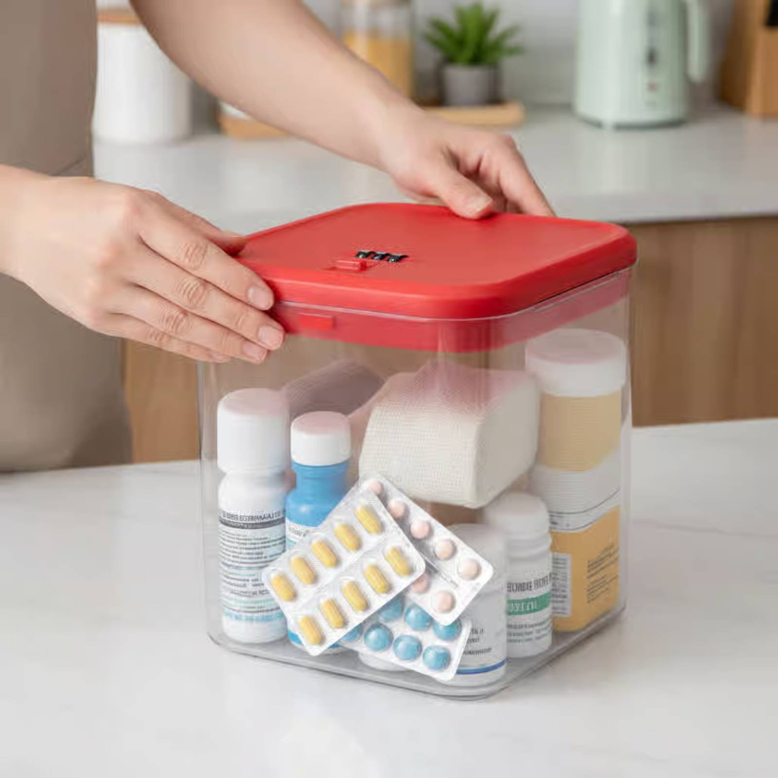 Clear Lockable Box Versatile L - đánh giá và giá Kitchen