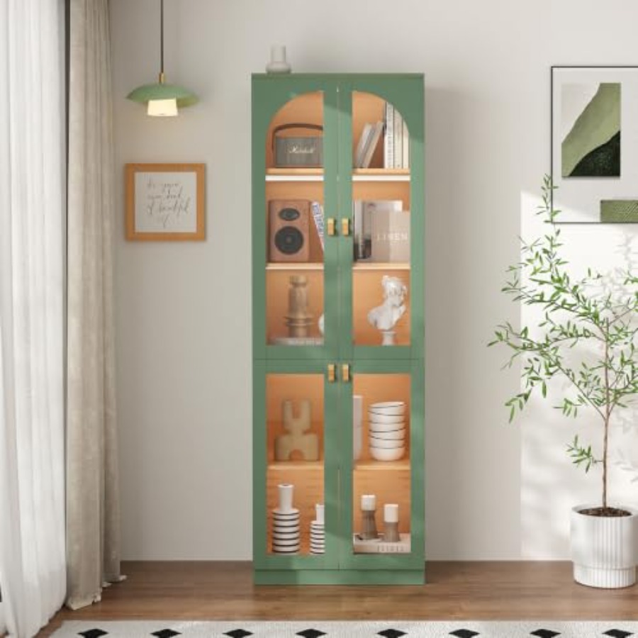 Living room office curio cabin - đánh giá và giá Storage & Organization