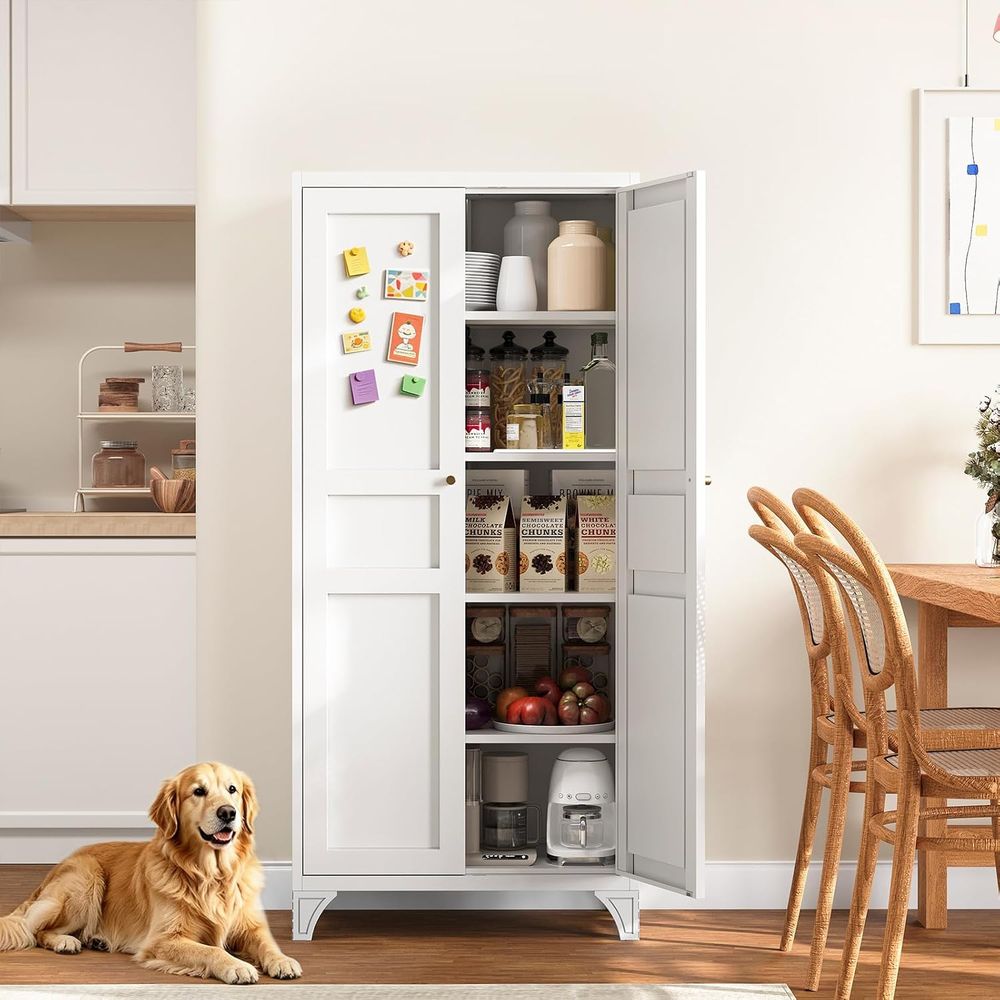 Metal Storage Cabinet with 2 D - đánh giá và giá Kitchen