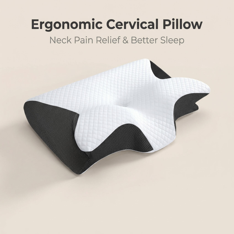 Memory Foam Pillow Cervical Pi - đánh giá và giá Memory Foam Orthopedic Pillow Neck Pain