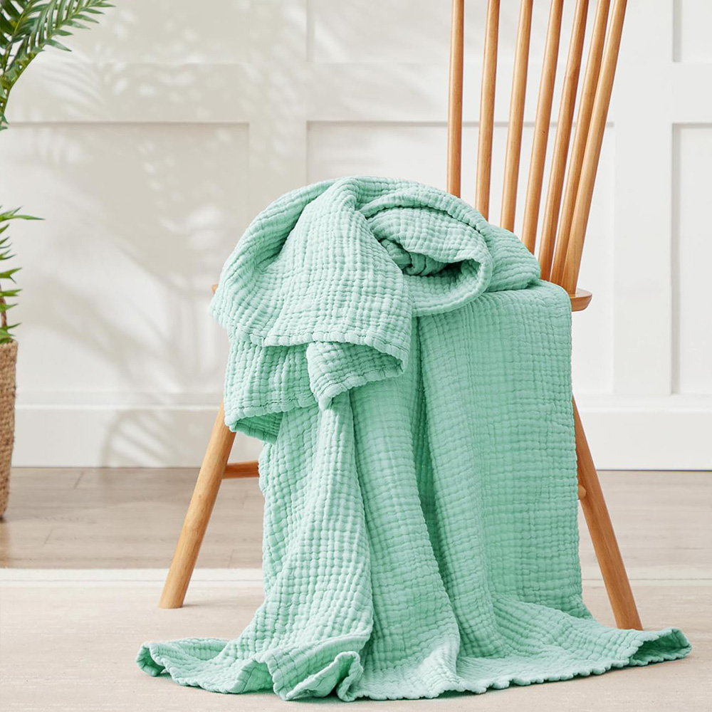 6 Layers Cotton Muslin Blanket - đánh giá và giá Muslin Cotton Bedspread