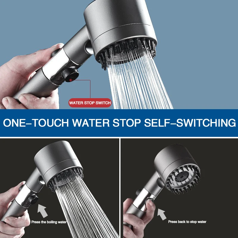High Pressurized Filter Shower - đánh giá và giá High Pressure Shower Head Handheld