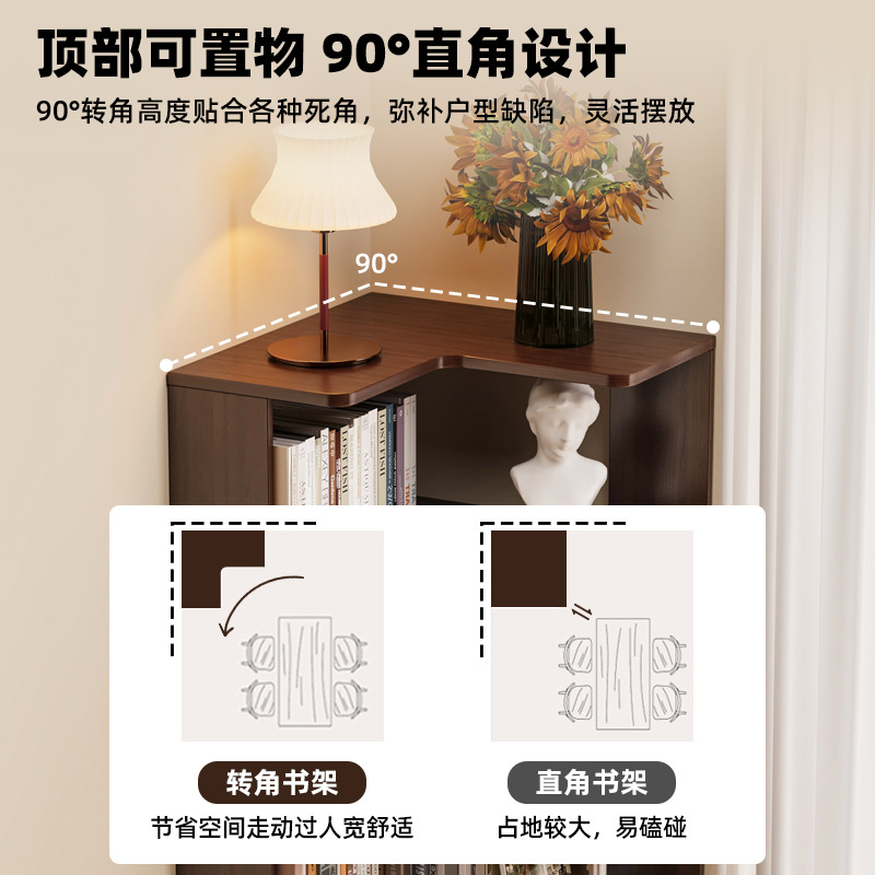 HYS solid wood corner bookshel - đánh giá và giá Storage & Organization