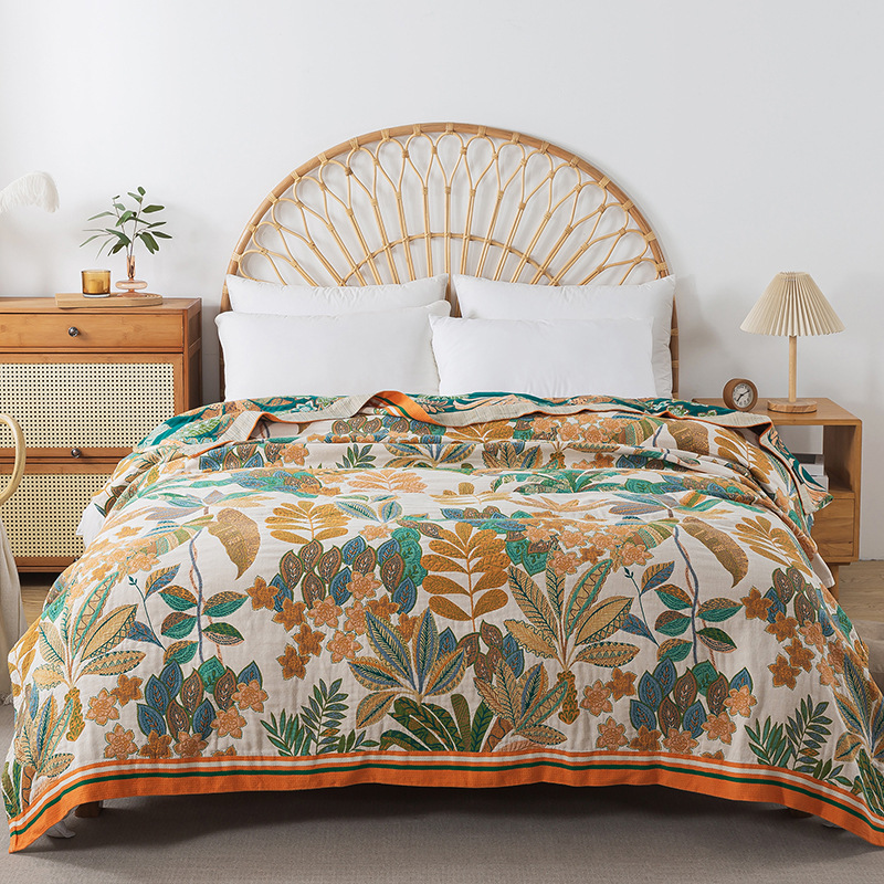 Muslin Gauze Bedspread On The  - đánh giá và giá Muslin Cotton Bedspread