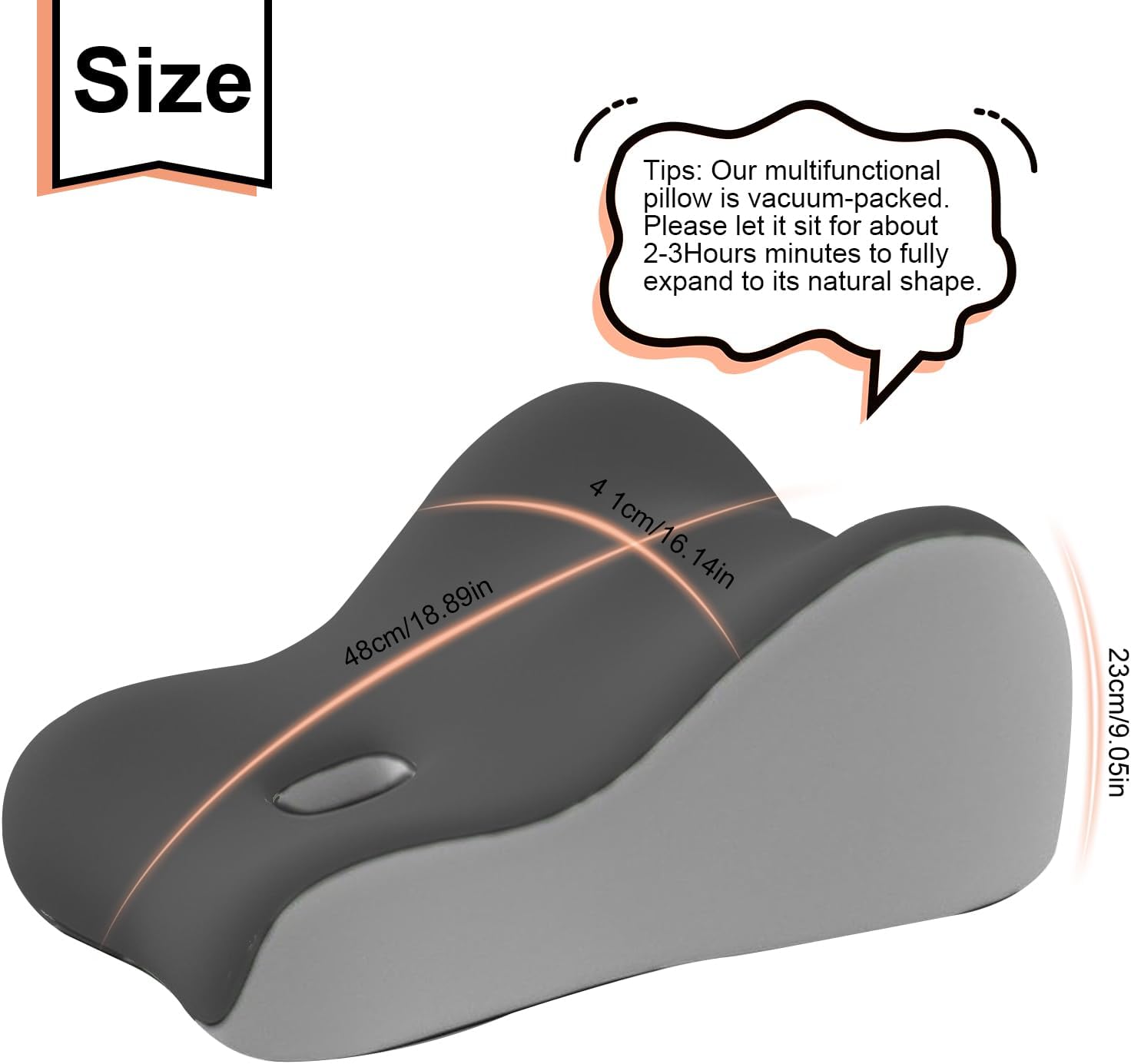 Intimacy Support Wedge Pillow  - đánh giá và giá Memory Foam Orthopedic Pillow Neck Pain
