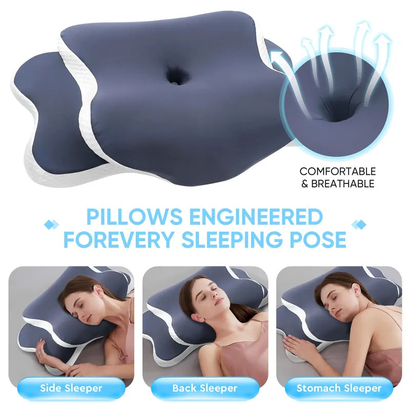 Memory Foam Pillow Cervical Pi - đánh giá và giá Memory Foam Orthopedic Pillow Neck Pain