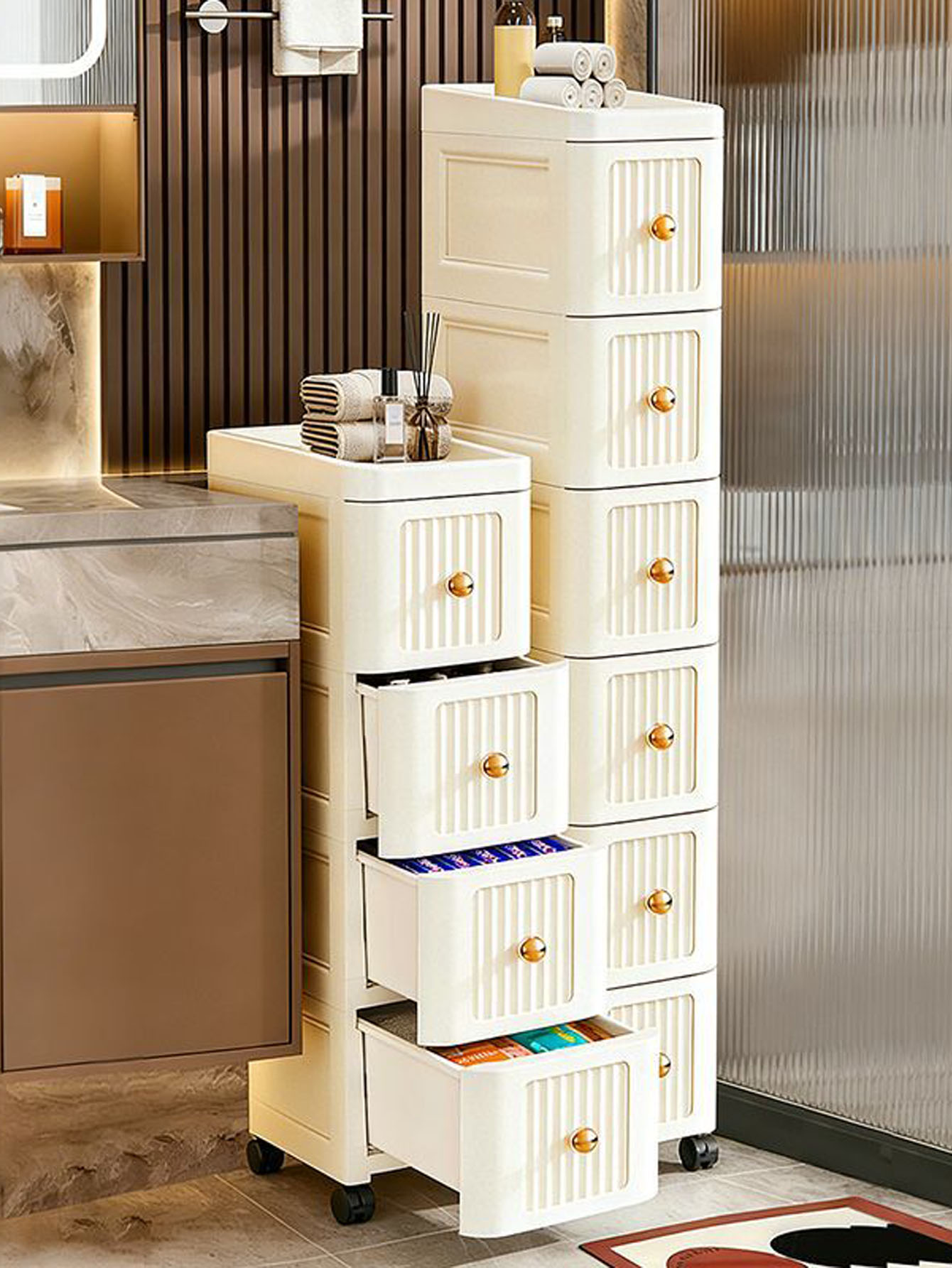 15CM Wide Gap Storage Cabinet  - đánh giá và giá Kitchen