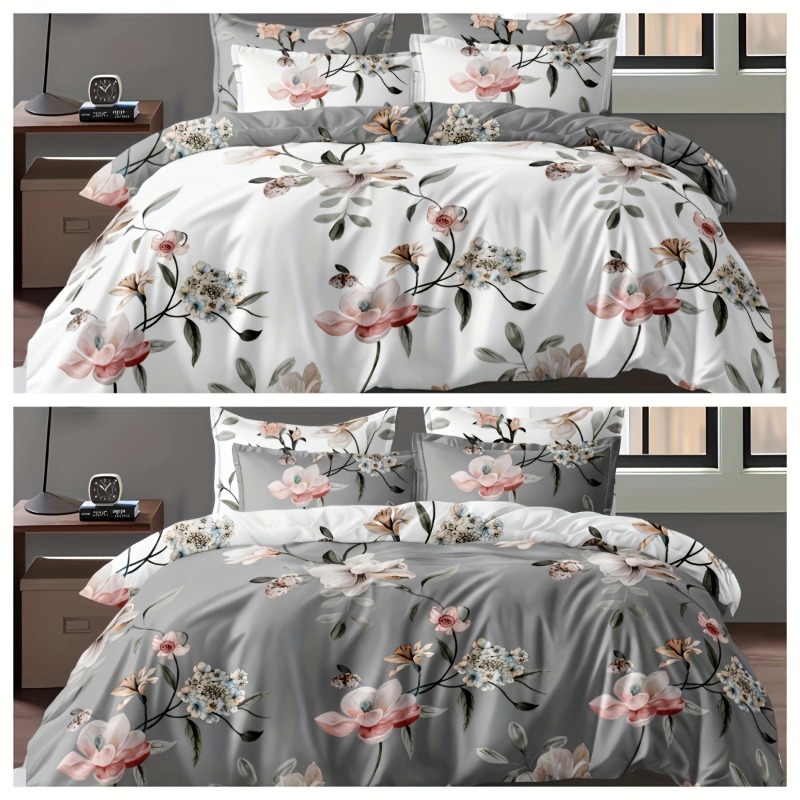 2/3PCS Green Floral Duvet Cove - đánh giá và giá Aesthetic Floral Duvet Cover