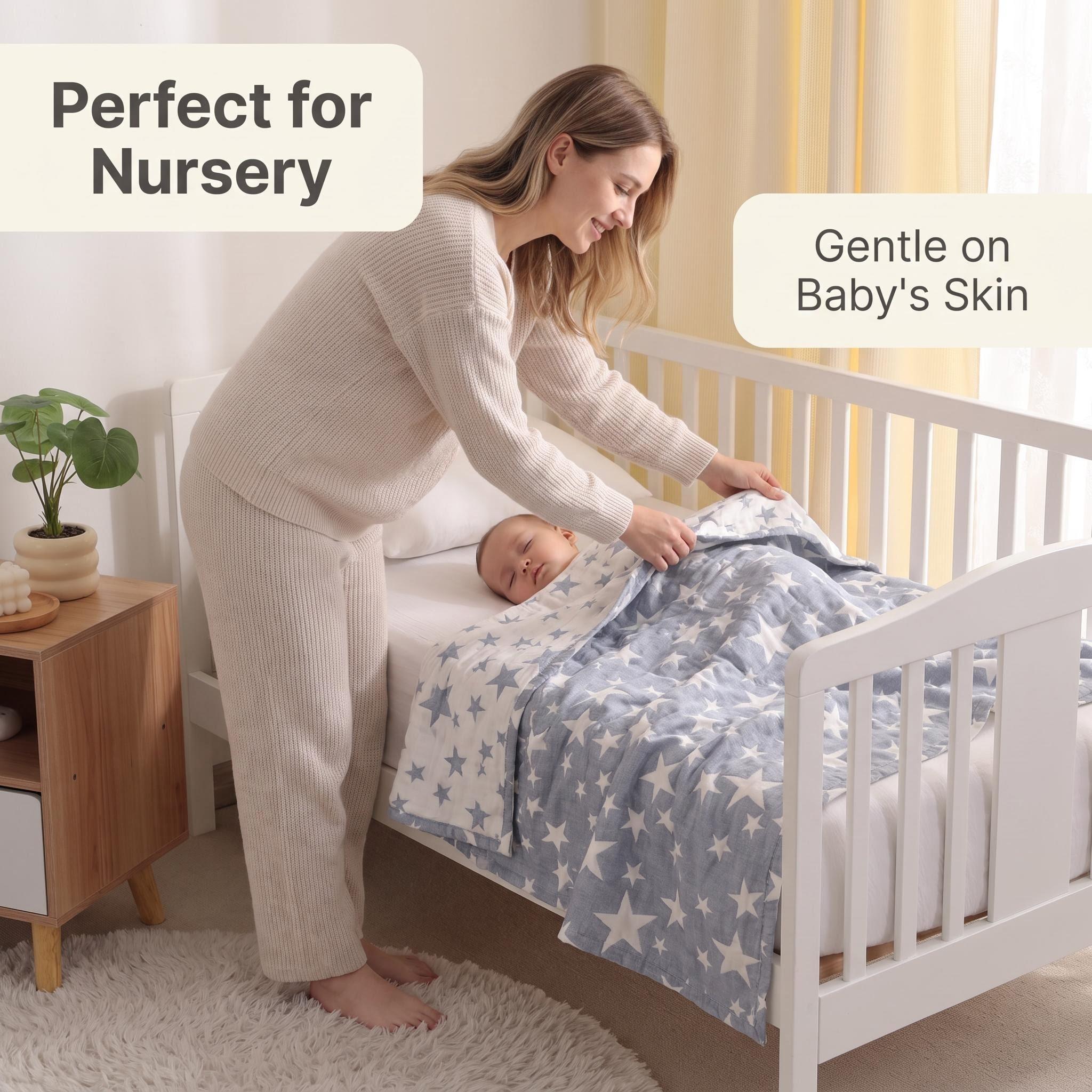 3-Layer Cotton Muslin Throw Bl - đánh giá và giá Muslin Cotton Bedspread