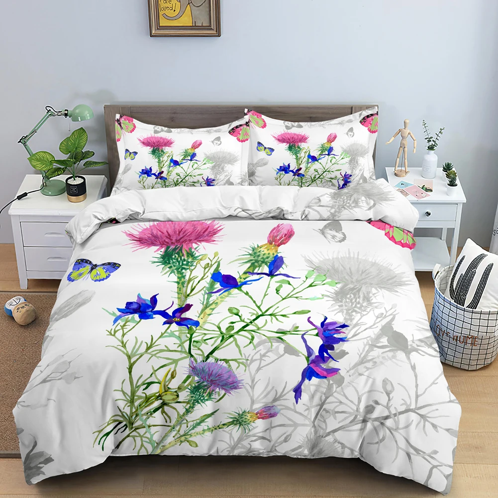 Bướm Bộ Chăn Ga 3D Hoa Túi Đựn - đánh giá và giá Duvet Cover Sets With Zipper