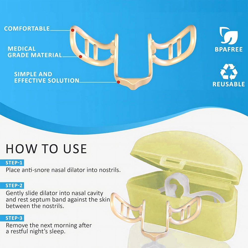 Anti Snore Nasal Dilator Stop  - đánh giá và giá Anti Snore Contour Pillow