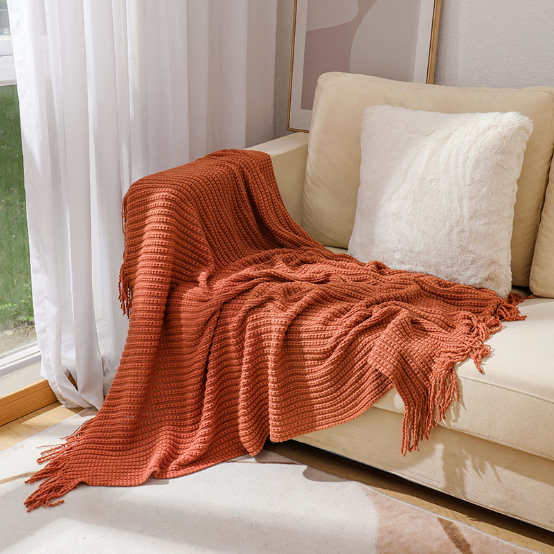 Thành Phố Dệt Bắc Âu Ném Chăn  - đánh giá và giá Boho Throw Blanket Fringe