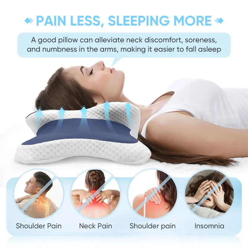 Memory Foam Pillow Cervical Pi - đánh giá và giá Memory Foam Orthopedic Pillow Neck Pain