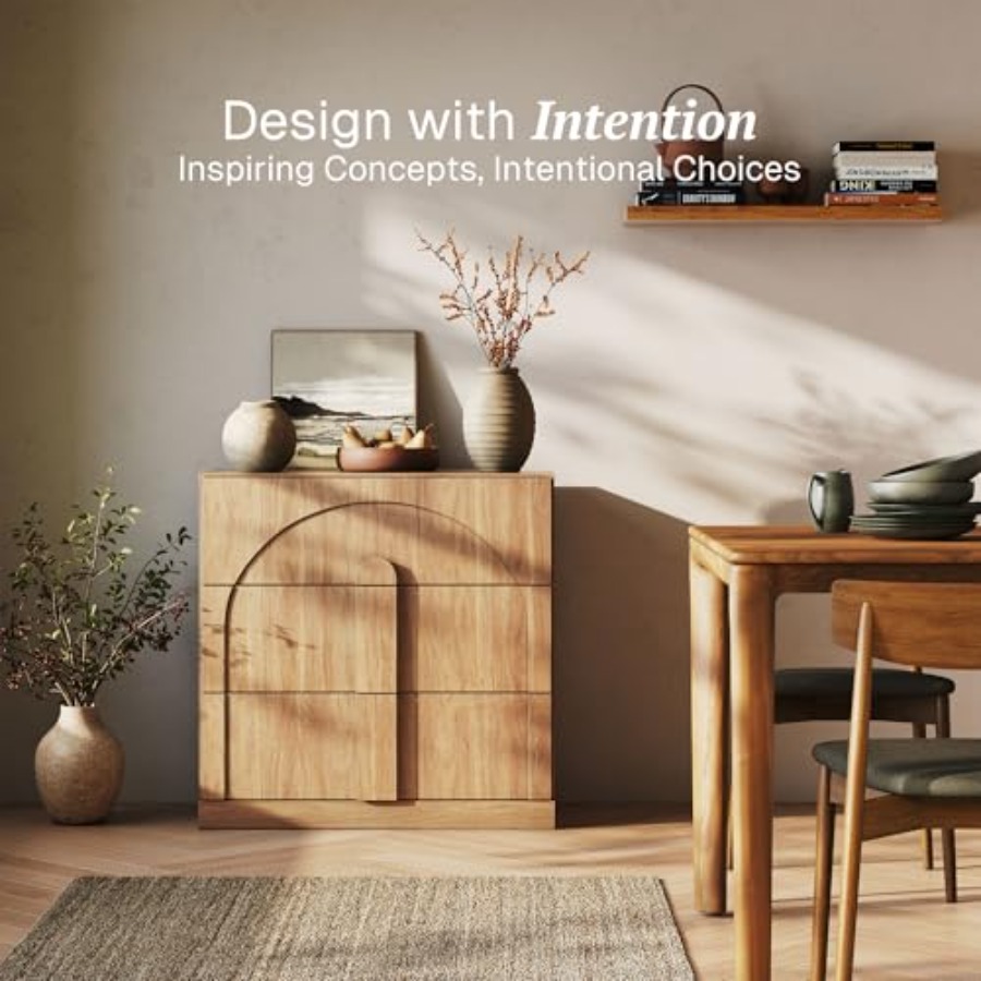 Sideboard Cabinet with 3 Drawe - đánh giá và giá Kitchen