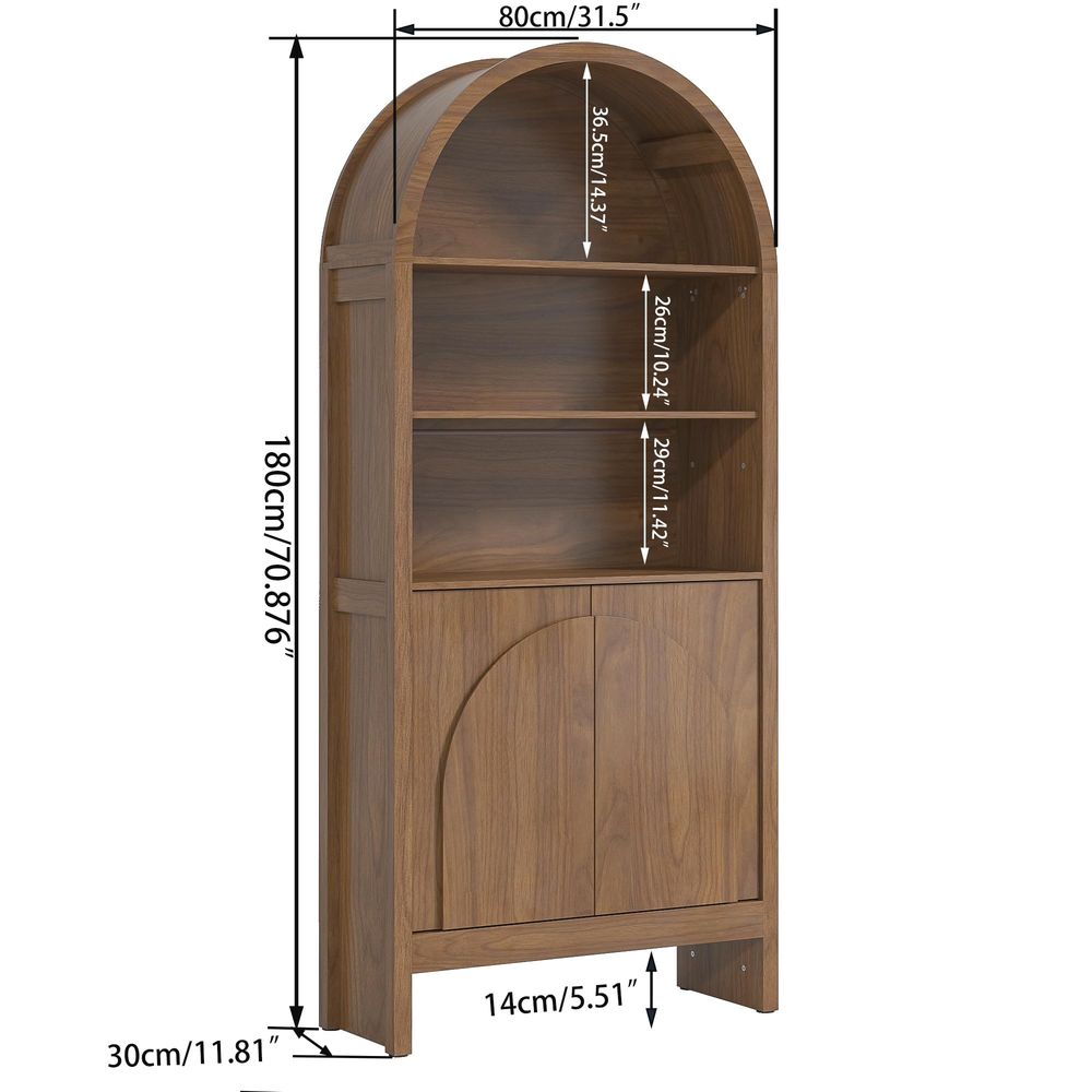 Century Arched Display Cabinet - đánh giá và giá Storage & Organization