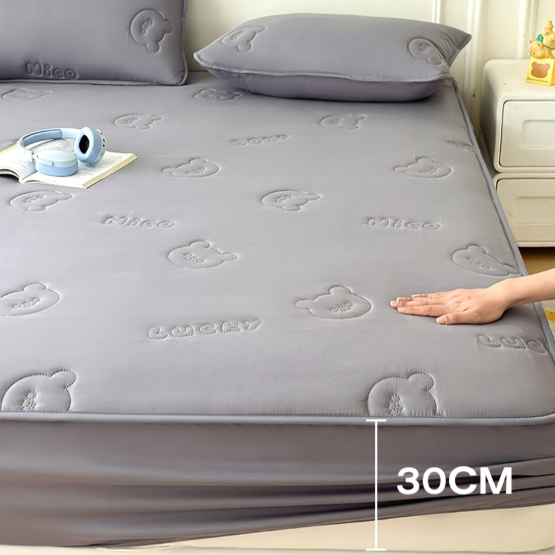 Ultrasonic Quilted Queen Fitte - đánh giá và giá Waterproof Mattress Protector Breathable
