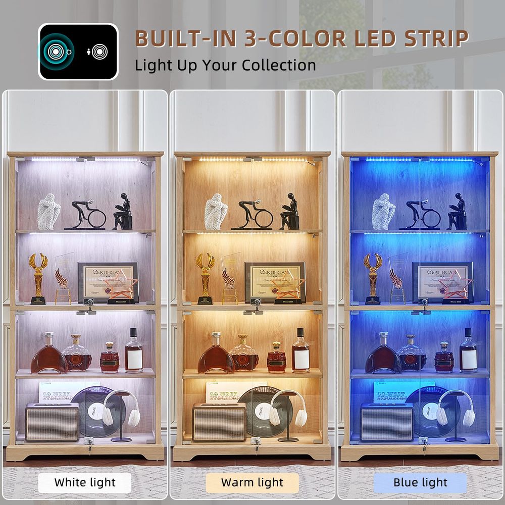 Farmhouse Glass Display Cabine - đánh giá và giá Lighting