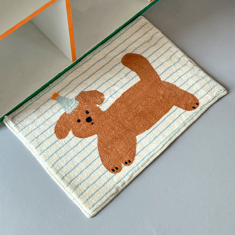 VIKAMA Dachshund Print Bath Ma - đánh giá và giá Quick Dry Diatomite Bath Mat