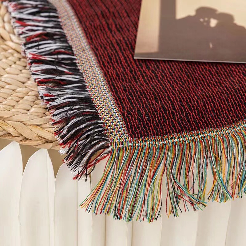 Abstract Art Sofa Blanket Boho - đánh giá và giá Boho Throw Blanket Fringe