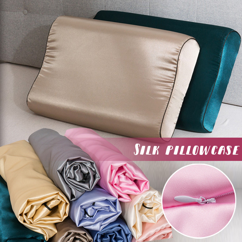 Imitation Silk Satin Latex Pil - đánh giá và giá Satin Silk Pillowcase Hair Skin