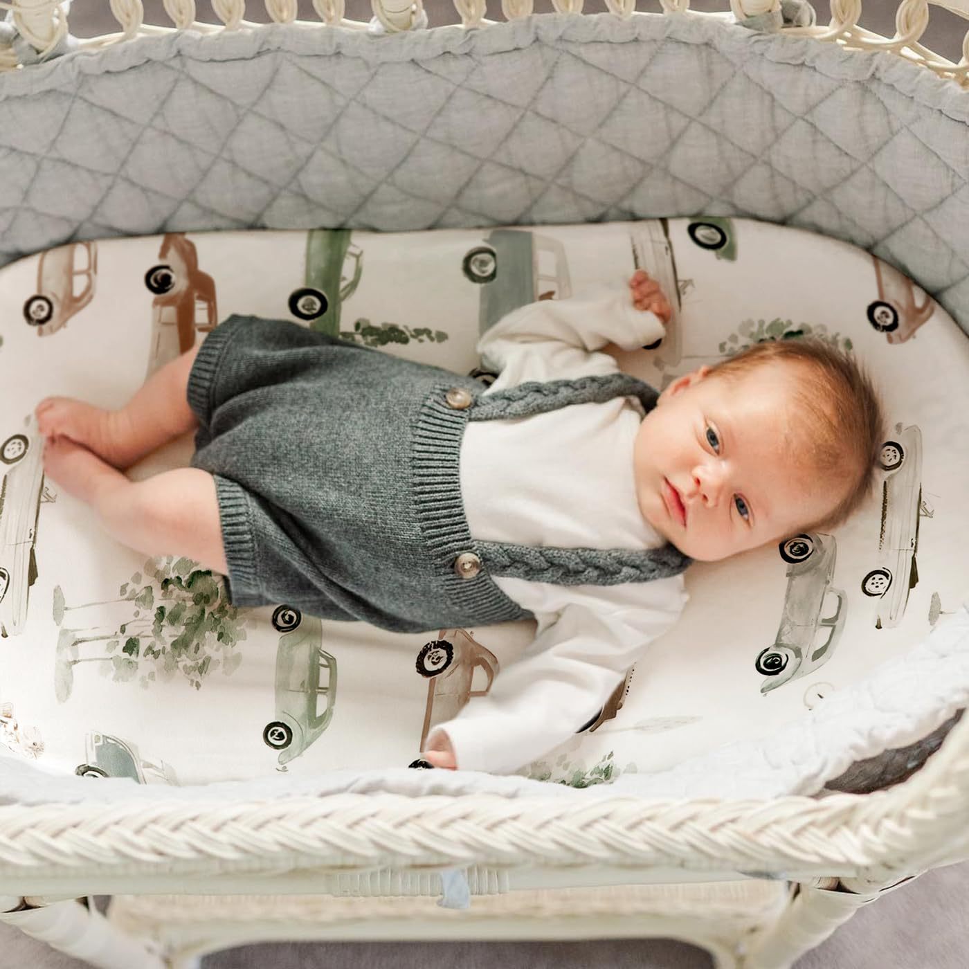 2PCS Baby Bassinet Sheet Musli - đánh giá và giá Muslin Cotton Bedspread