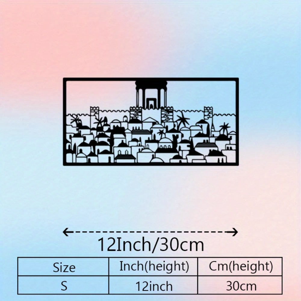 CIFBUY Metal Wall Art Jerusale - đánh giá và giá Home Decor