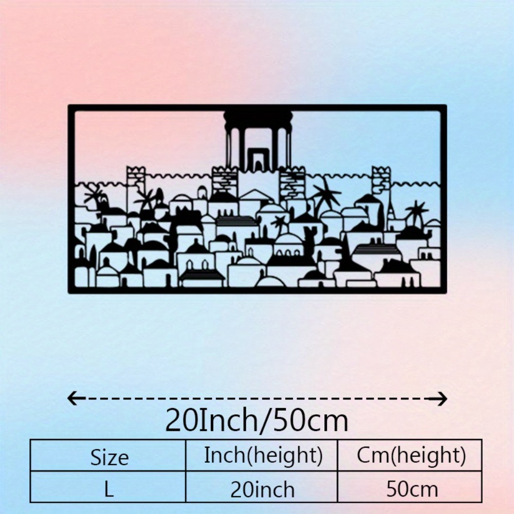 CIFBUY Metal Wall Art Jerusale - đánh giá và giá Home Decor